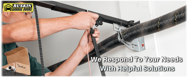 Broken Garage Door Spring Ruskin FL